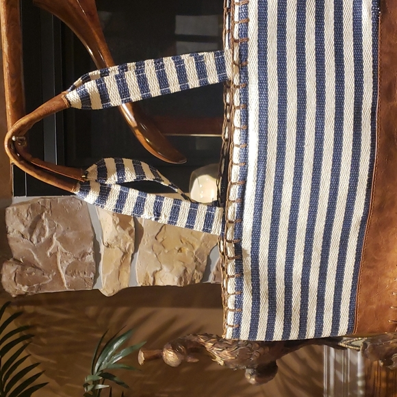 Summer beach vibe purse blue and brown - Picture 11 of 11